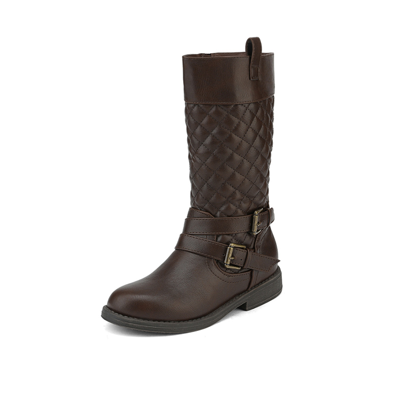 DREAM PAIRS Girls Knee High Fashion Riding Boots