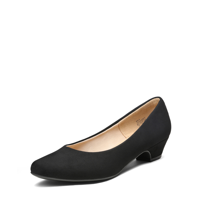 DREAM PAIRS Low Heel Chunky Pump Shoes — view 1
