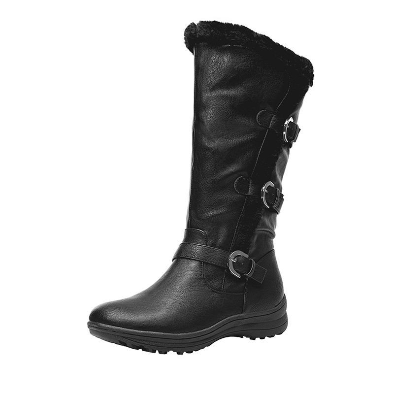 DREAM PAIRS Wide Calf Snow Knee High Boots — view 1