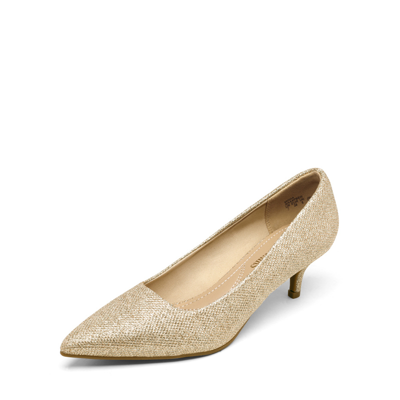 DREAM PAIRS Kitten Heel Pointed Toe Pumps
