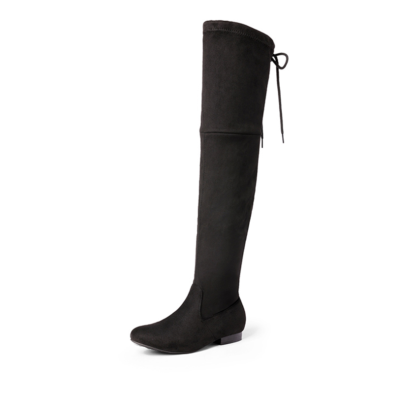 DREAM PAIRS Flat Thigh High Boots — view 1