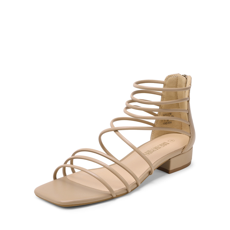 DREAM PAIRS Square Toe Casual Strappy Sandals — view 1