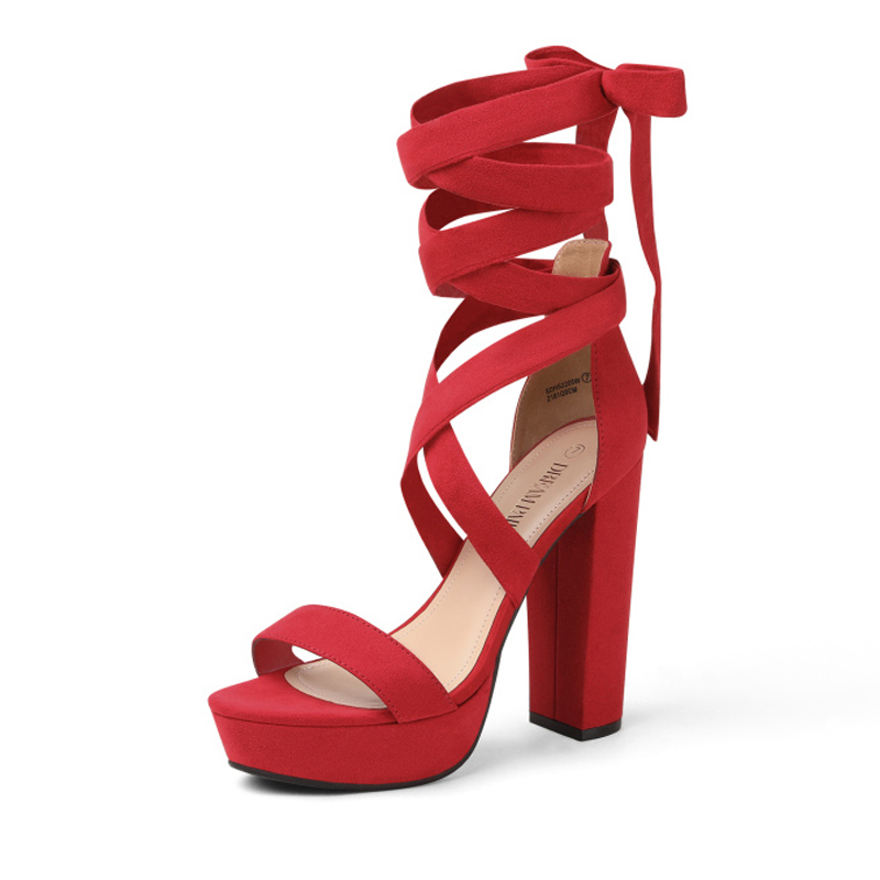 DREAM PAIRS Women s High Heel Platform Gladiator Sandals