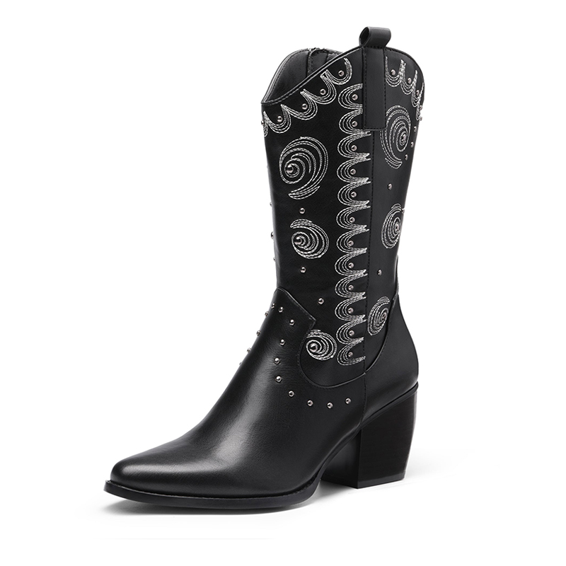 DREAM PAIRS Dakota Western Cowboy Boots — view 1