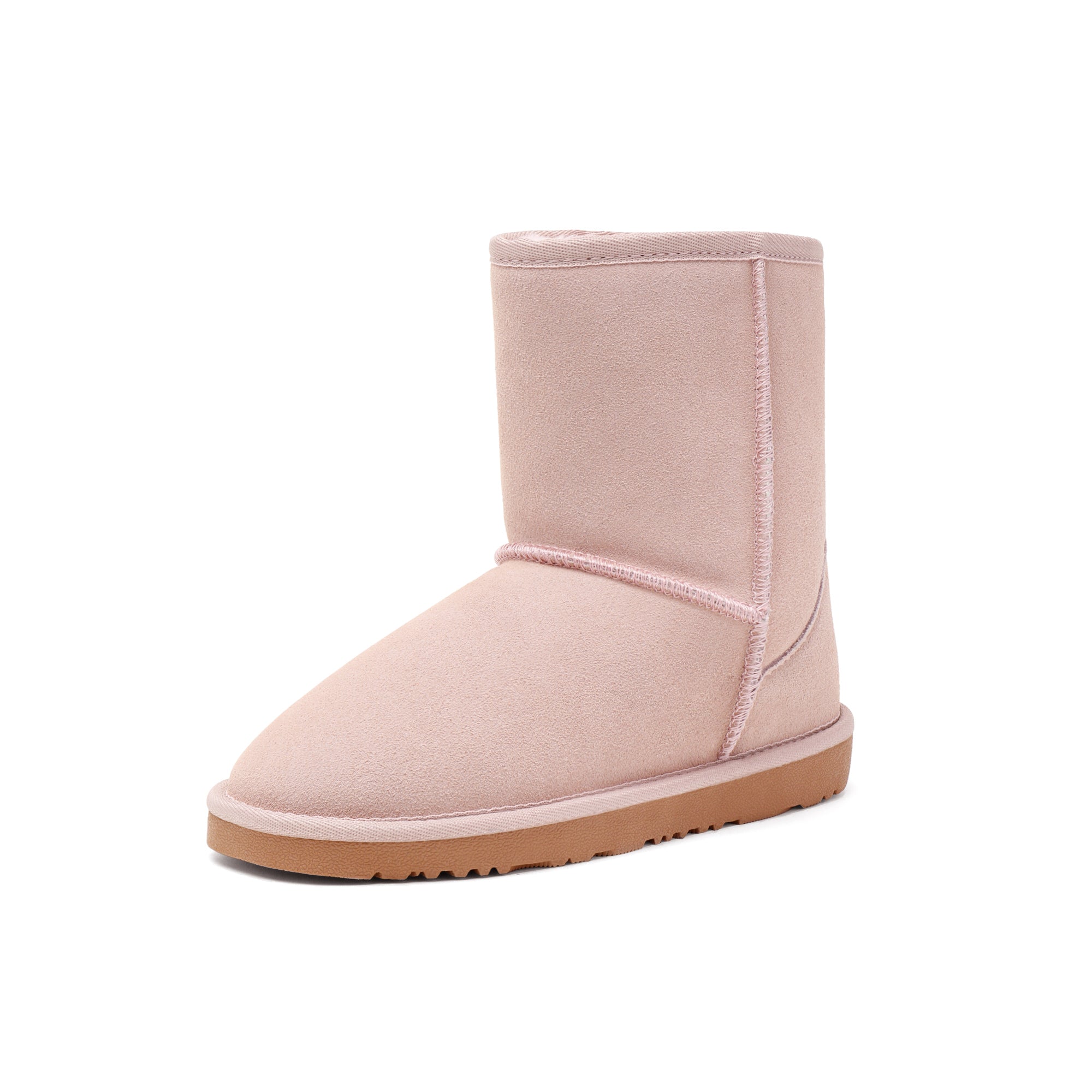 DREAM PAIRS FuzzyClassic Kid s Mid Boot Boys Girls Winter Fur Lined Suede Boots