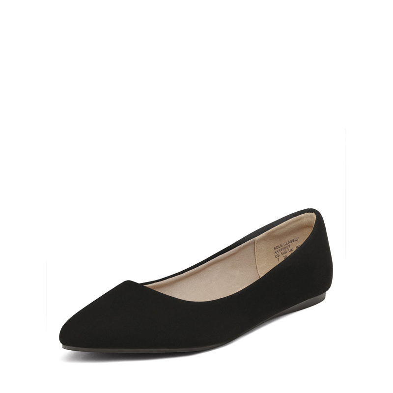 DREAM PAIRS Pointed Toe Ballet Slip On Flats