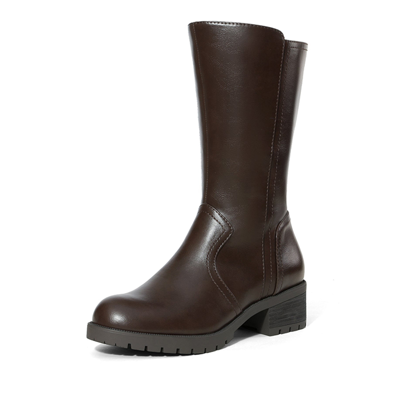 DREAM PAIRS Mid Calf Riding Boots — view 1