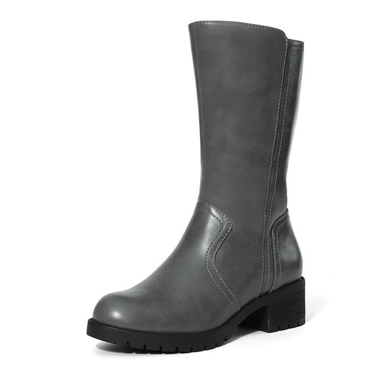DREAM PAIRS Mid Calf Riding Boots