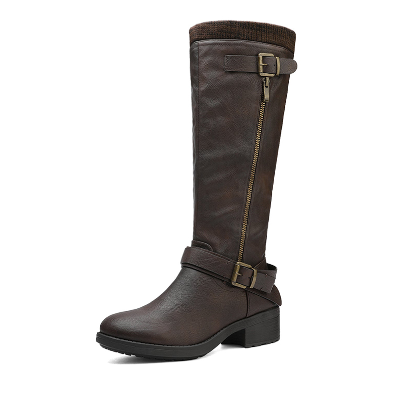 DREAM PAIRS Wide Calf Knee High Boots — view 1