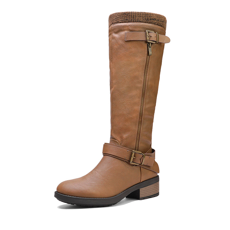 DREAM PAIRS Wide Calf Knee High Boots