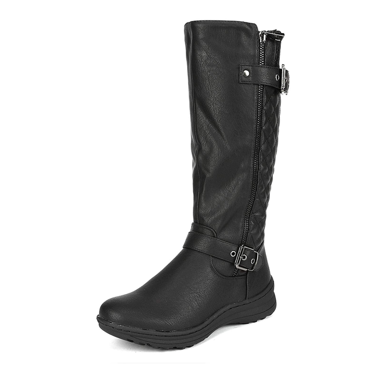 DREAM PAIRS Faux Fur Knee High Boot — view 1