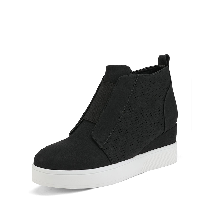 DREAM PAIRS Platform Wedge Booties — view 1