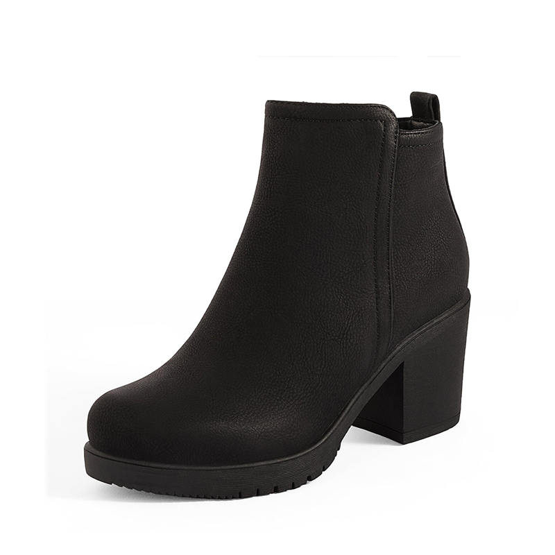 DREAM PAIRS Low Heel Chunky Ankle Boots — view 1