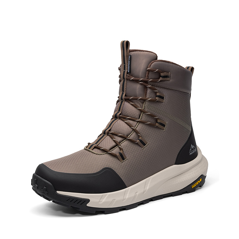 NORTIV 8 Men   s Waterproof Insulated Winter Snow Boots   Wide Fit