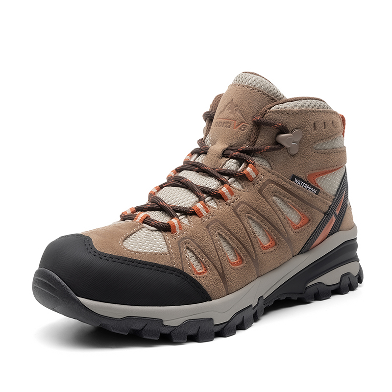 NORTIV 8 Women s Suede Waterproof Hiking Boots Wide Fit