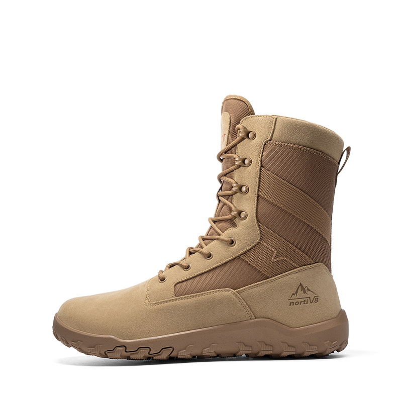 NORTIV 8 Men s Military Tactical Wide Toe Leather Boots