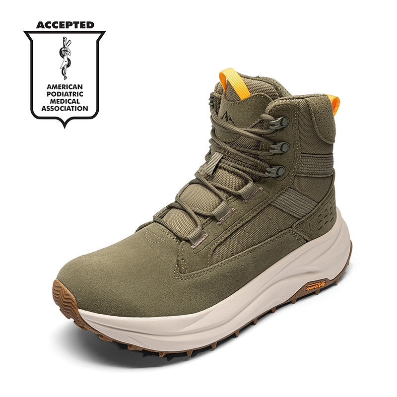 NORTIV 8 Men   s Leather Wide Toe Tactical Combat Boots