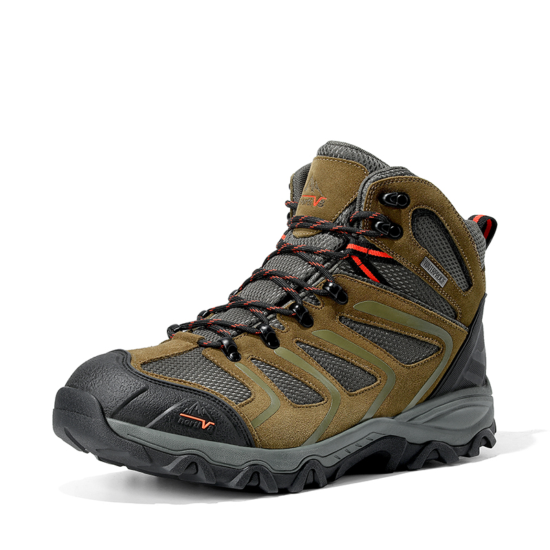 NORTIV 8  Armadillo Series  Men s Wide Waterproof Hiking Boots   Wide Fit