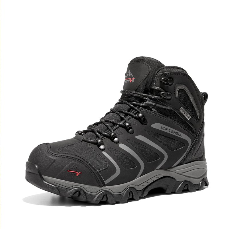 NORTIV 8  Armadillo Series  Men s Wide Waterproof Hiking Boots   Wide Fit