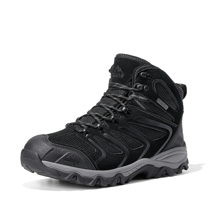 NORTIV 8  Armadillo Series  Men s Wide Waterproof Hiking Boots   Wide Fit