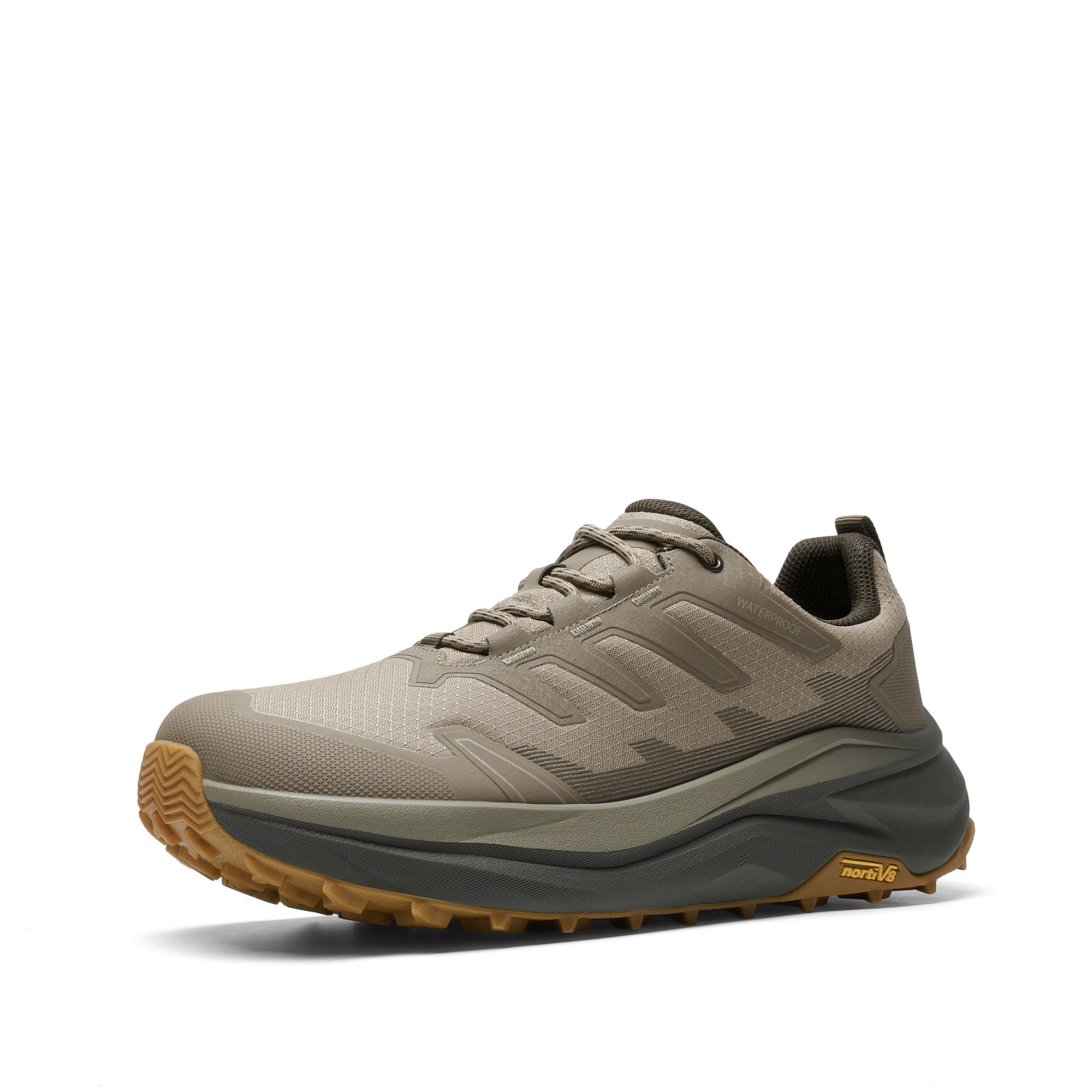 NORTIV 8 Men   s Wide Toe Box Waterproof Hiking Shoes