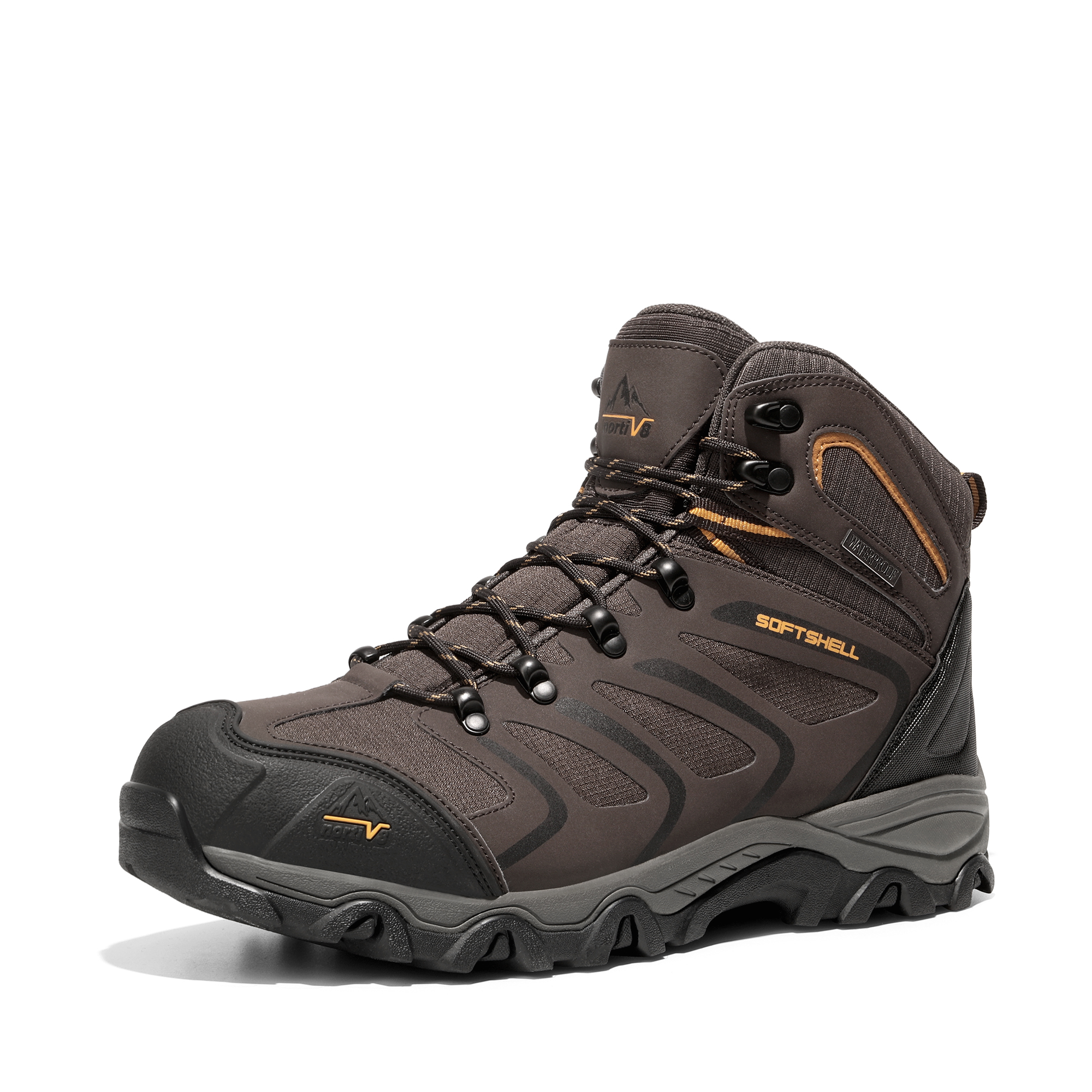 NORTIV 8  Armadillo Series  Women s   Men s Wide Waterproof Hiking Boots   Wide Fit