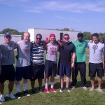 Current and former Cambridge Lions players give back