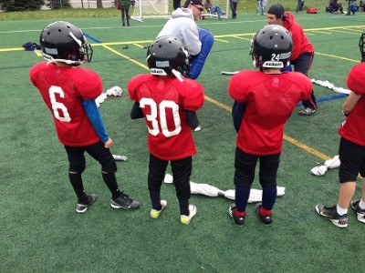 Aspiring gridiron youth