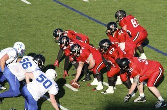 The Bucs offense readies for its next play