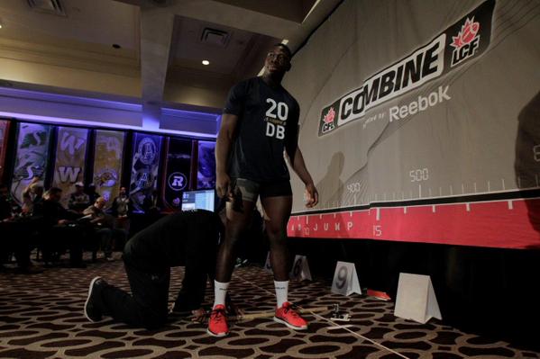 Chris Ackie CFL Combine