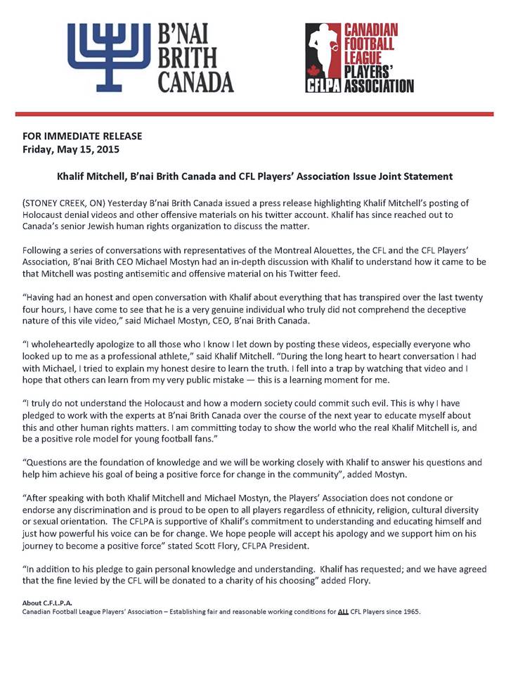 CFLPA Mitchell