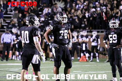 Jesse Meyler CFC 100 2016 1