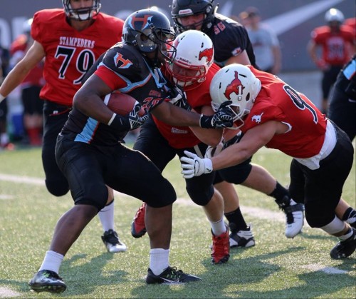 Burlington Stampeders varsity vs Hamilton 2015 1