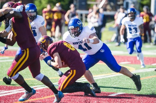 Xavier Prevost was a menace to Stingers offence (Photo credit: James Hajjar)