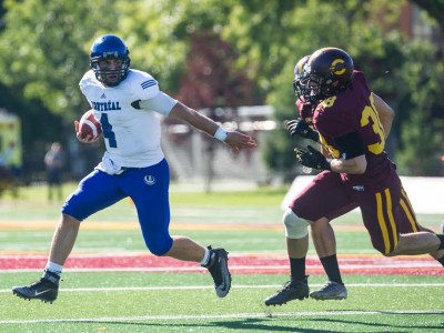Gabriel Cousineau leads Montreal Carabins to victory (Photo credit: James Hajjar)