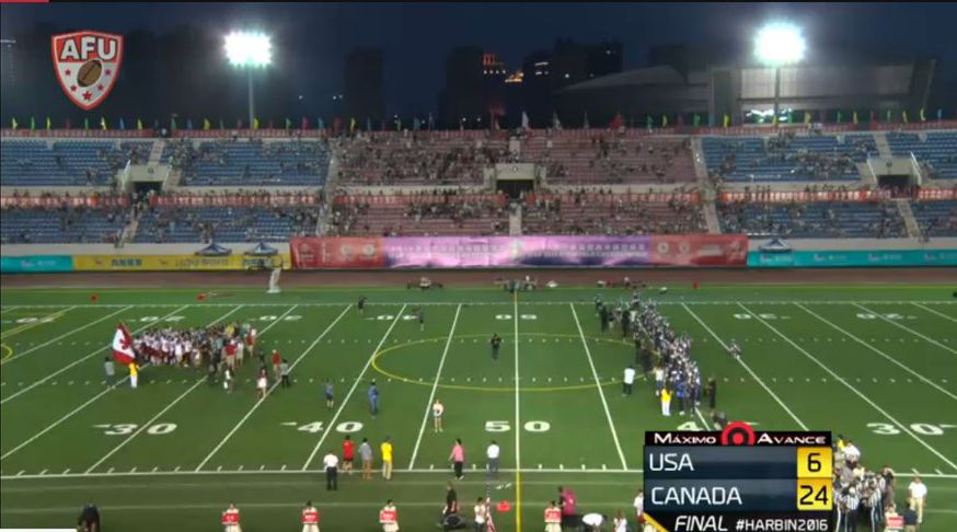 Team Canada gold 2016 IFAF