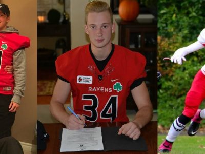 Cole Hepburn (left, courtesy of Cole Hepburn), Ryk Vanderpol (centre, courtesy of Ryk Vanderpol), and Matt Stephens (right, courtesy of Canadafootballchat).