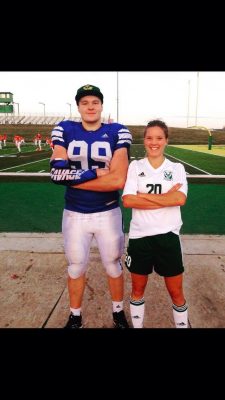 Riley Szafranski and his sister. Courtesy of Riley Szafranski. 