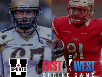 Laval’s Auclair, Manitoba’s Gray to play in prestigious Shrine Game today