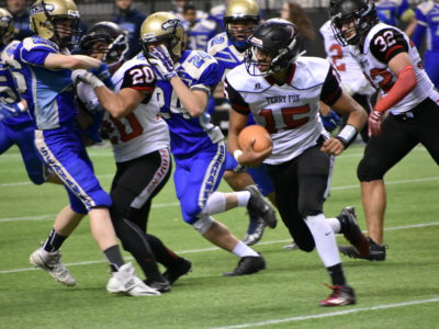 Jevaun Jacobson (15), Terry Fox Ravens (credit: Katie Burt, CFC)