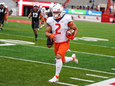 Illinois Fighting Illini running back Chase Brown (2)

Illinois Fighting Illini Football at Nebraska - 11/21/20
