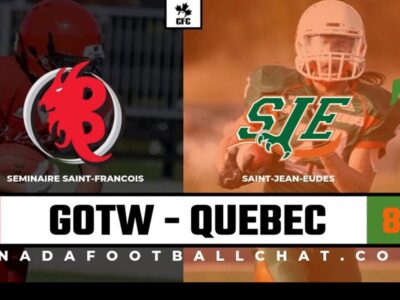 GOTW features 1st place showdown in Quebec | CFCDaily Update Oct 2nd
