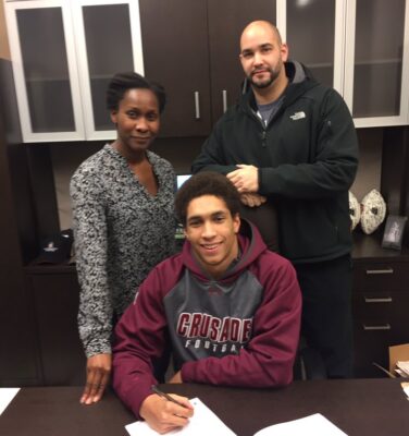 Shae Weekes and his family. Courtesy of Shae Weekes.