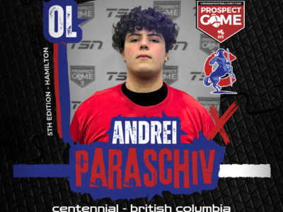 CFC Prospect Game Spotlight: Centennial OL Paraschiv always one step ahead