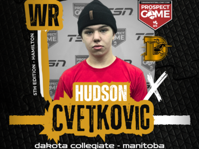 CFC Prospect Game Spotlight: Dakota WR Cvetkovic was born for the big moment