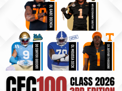 CFC100 CLASS 2026 SEPTEMBER EDITION (HIGH SCHOOL PROSPECT RANKINGS)
