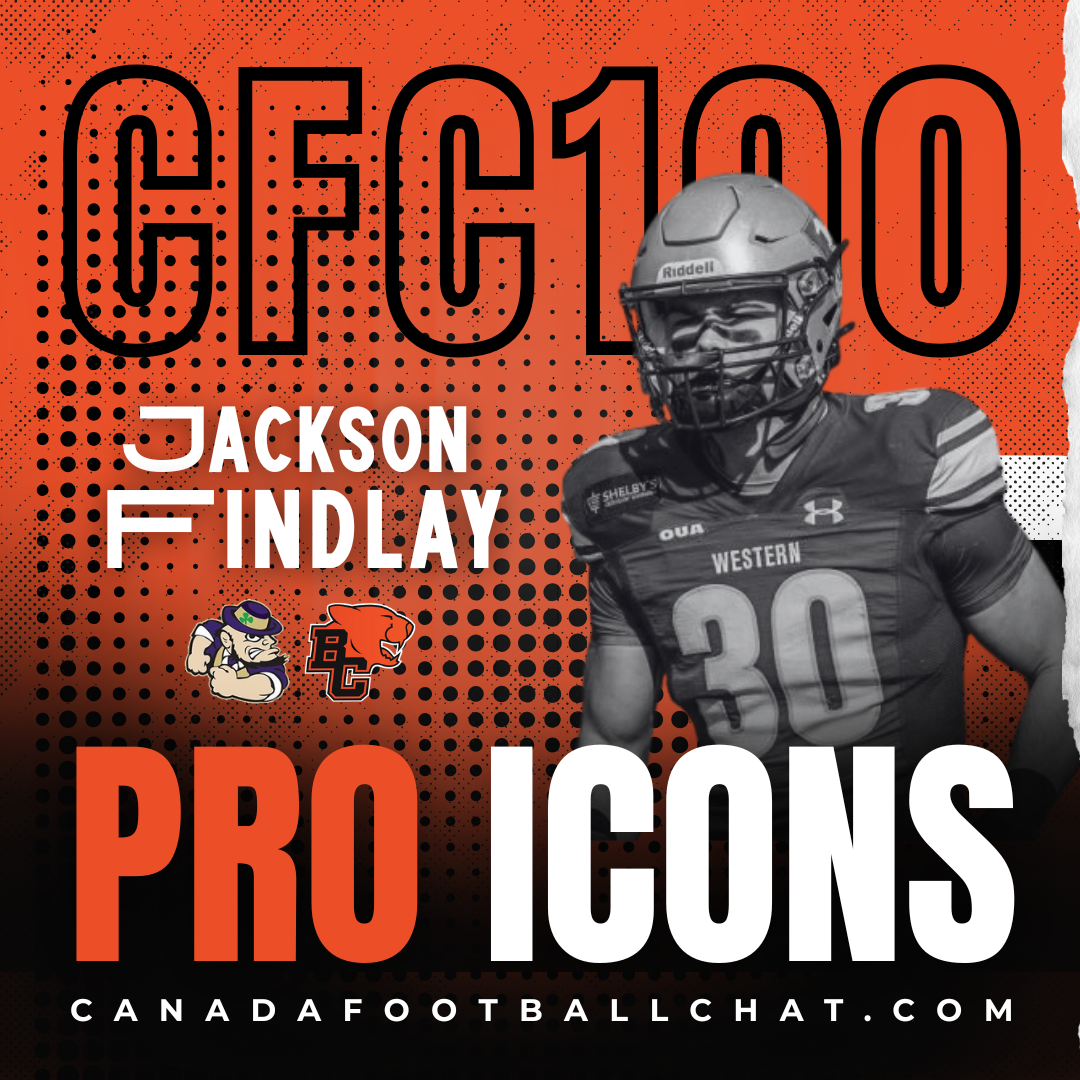 CFC100 Pro Icons: BC Lions FS Jackson Findlay continues family legacy while creating his own