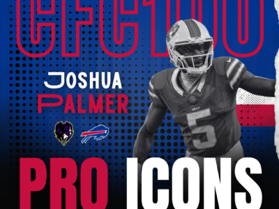 CFC100 Pro Icons: Buffalo Bills WR Joshua Palmer making waves close to home