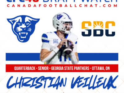 CFC40 Draft Watch: QB Christian Veilleux (Georgia State)