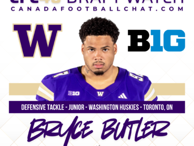 CFC40 Draft Watch: DT Bryce Butler (Washington)